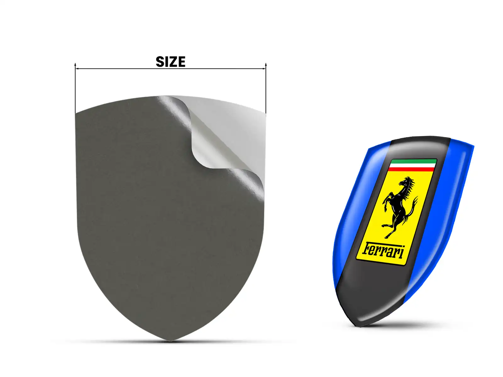 Ferrari Autoaufkleber Tuning Stern Professionell